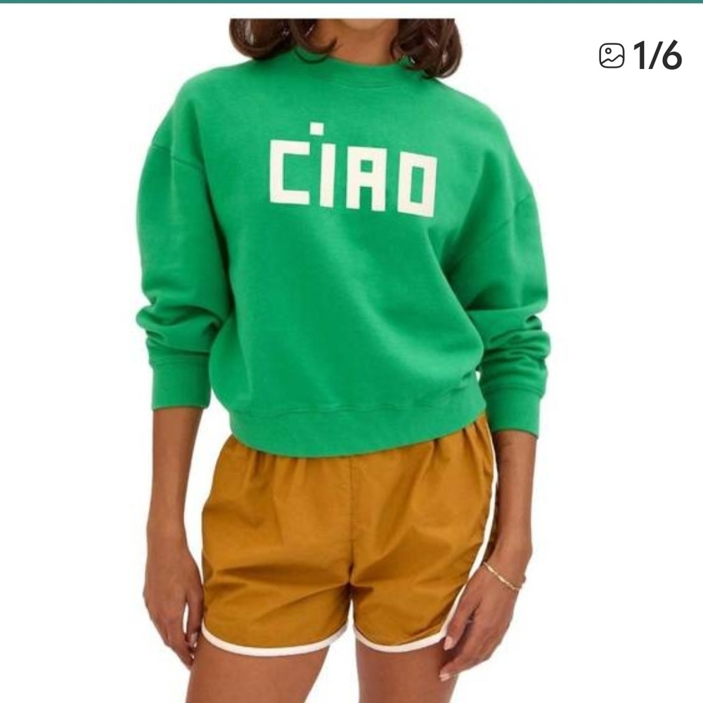 Clare V Green Sweatshirt